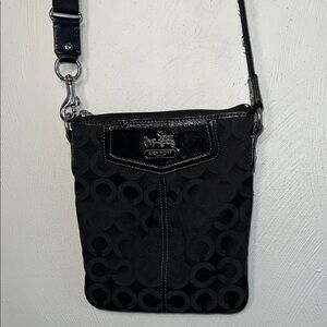 Coach Signature Black Crossbody Bag